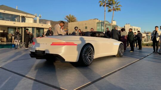 Genesis exposes X Convertible concept in the L.A. sunlight